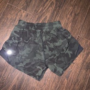 Camo Hotty Hot Lululemon Shorts